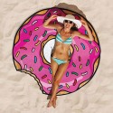 Toalla de playa donut gigante