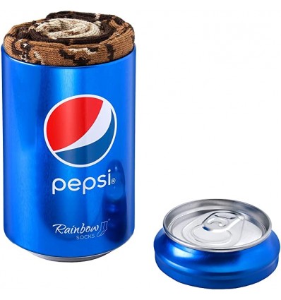Calcetines originales en lata de Pepsi