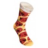 Pizza Pepperoni formada por 4 pares de calcetines